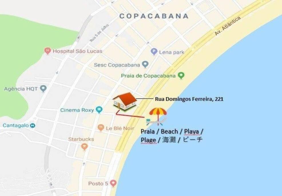 Apartament Novo! Design E Melhor Localizacao Copacabana Praia Rio de Janeiro Zewnętrze zdjęcie